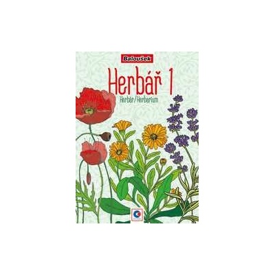 omaľovánka A5Herbář I. rastlinné motívy