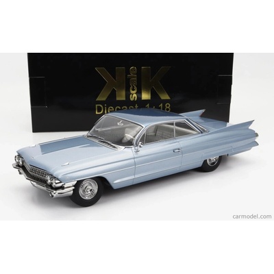 Kk-scale Cadillac Series 62 Coupe Deville 1961 1:18 Light Blue Met