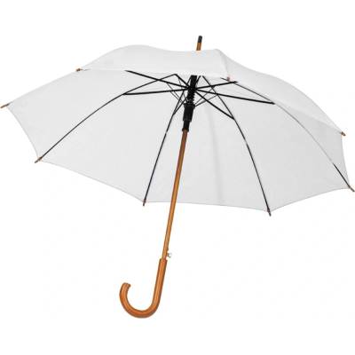 Automatický dáždnik z RPET biela P1243606