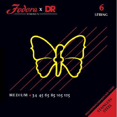 DR Fodera Stainless Steel 6 Medium XS 34125