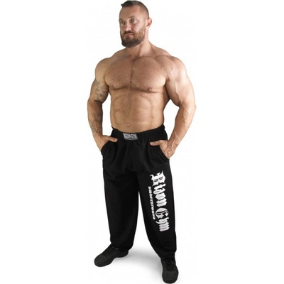 Bizon Gym tepláky 102 černá/bílá
