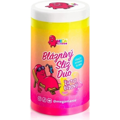 Megaslizoun Bláznivý sliz NEO DUO žluto-růžový 430gr