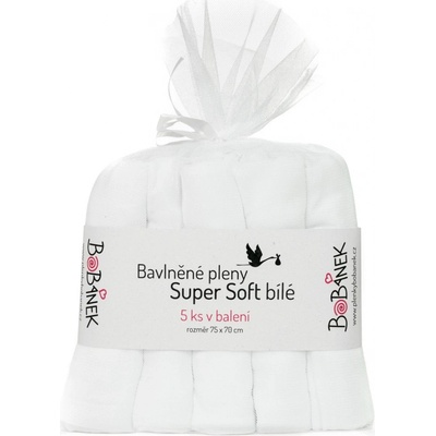 Bobánek Bavlnené plienky 200g / m2 70 x 70 5 ks