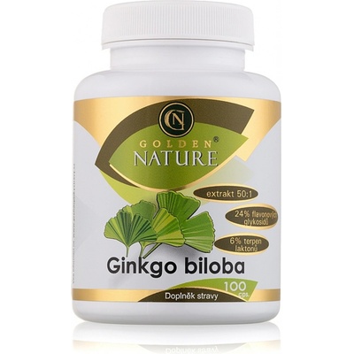 Golden Nature Ginkgo biloba extrakt 50:1 60mg 100 kapsúl