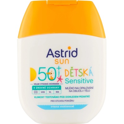 Astrid Sun Sensitive dětské mléko na opalování SPF50+ 60 ml – Hledejceny.cz