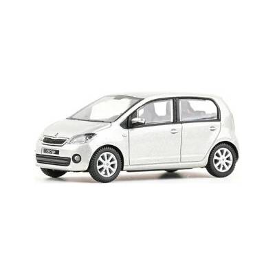 Abrex Škoda Citigo 5dveřové 2012 Stříbrná Leaf Metalíza 1:43