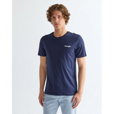 Wrangler trička 2ks W7BZFQE12 112334265 2 PACK SIGN OFF TEE True Navy
