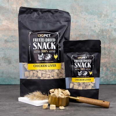 LYOPET Freeze-Dried Snack Chicken Liver 30 g