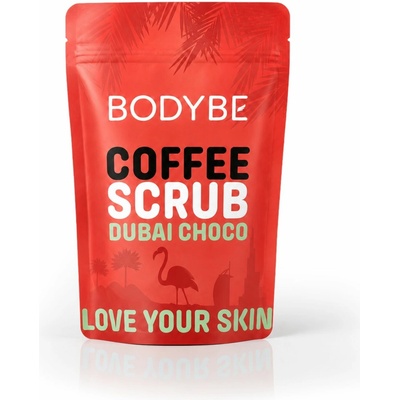 Bodybe Coffee scrub přírodní kávový peeling dubai choco 100 g