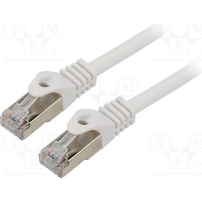 Gembird PP6A-LSZHCU-W-0.5M patch, RJ45 cat.6A SFTP LSZH, 0.5m, bílý