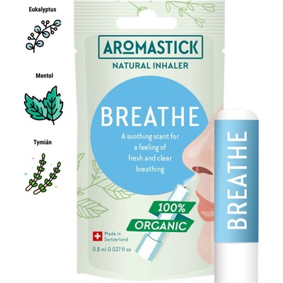 AromaStick Aromatická tyčinka přírodní inhalátor Aromastick Nádech