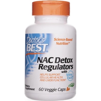 Doctor's Best NAC Detox Regulators 60 rostlinných kapsúl