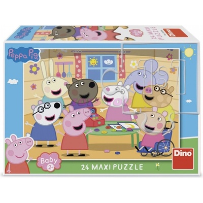 DINO Prasátko Peppa Obchod MAXI 24 dílků