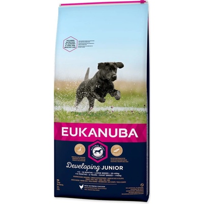 Eukanuba Junior Large Breeds Chicken 15 kg