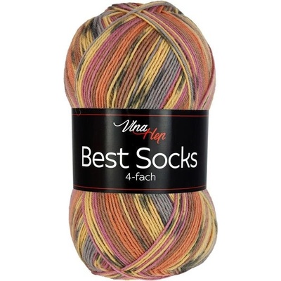 Vlna-Hep Příze Best Socks 4-fach 7304