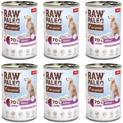 Raw Paleo Monoprotein Lamb Adult 6 x 400 g