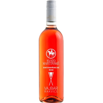 Vinařství Vajbar Svatovavřinecké rosé Svatomartinské, jakostní, 2026, 0,75 l (holá láhev)