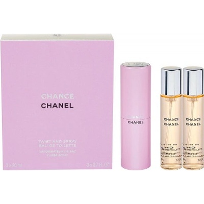Chanel Chance toaletní voda dámská 3 x 20 ml