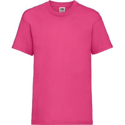Fruit of the Loom tričko Kids Valueweight T COT-161033310a3 Fuchsia
