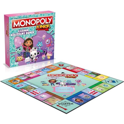 Hasbro Monopoly Junior Gábinin Kouzelný Domek