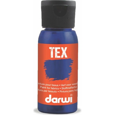 Darwi TEX Farba na textil 100050236 tmavomodrá 50 ml
