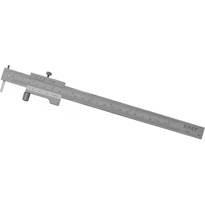 K-MET 6005-50 posuvné měřítko na rýsování 200/40mm