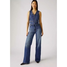 Levi´s® dámské džíny Ribcage Wide Leg A6081-0012 Modrá