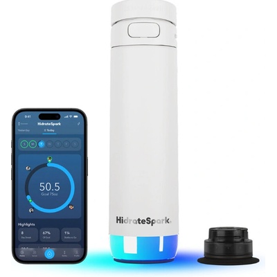 HidrateSpark PRO 2 chytrá lahev 621 ml bílá