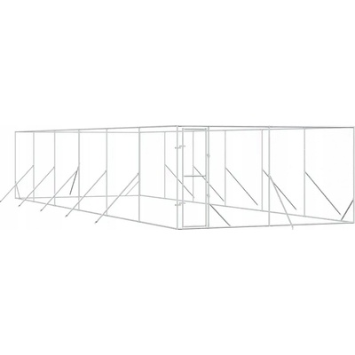 VidaXL Kotec pro psa 3190457 1200 x 400 x 250 cm ocel