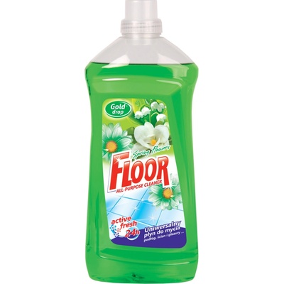 FLOOR prípravok na umývanie podláh, obkladov a dlažieb, SPRING, 1,5 l