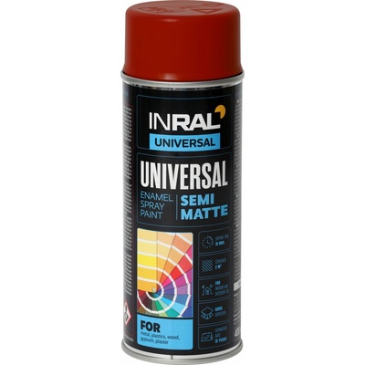 TEGRA INRAL univerzálny email v spreji 400 ml – červená ohnivá (RAL 3000)