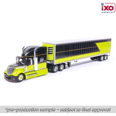 International Lonestar (2010 s návěsem Zelená/ČernáIXO 1:64
