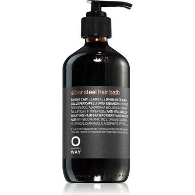 Oway Silver Steel fialový šampón neutralizujúci žlté tóny 240 ml