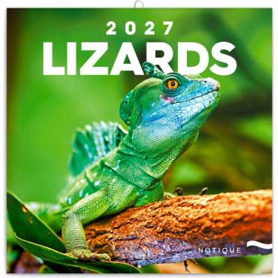 NOTIQUE Nástenný poznámkový Lizards Jaštere 2027