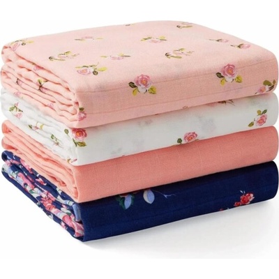 Momcozy SJ003 Balení 4 přikrývek Deky 120 x 120