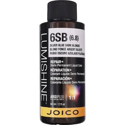 Joico Lumishine Liquid Color 6SB Silver Blue Dark Blonde 60 ml