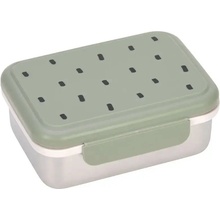 Lässig Lunchbox Stainless Steel Happy Prints olivová