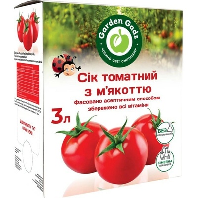 Garden Gadz Rajčatová šťáva s dužinou 3 l
