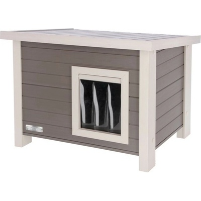 Kerbl Rustica Dřevěná bouda 80991 šedá 57 x 45 x 43 cm