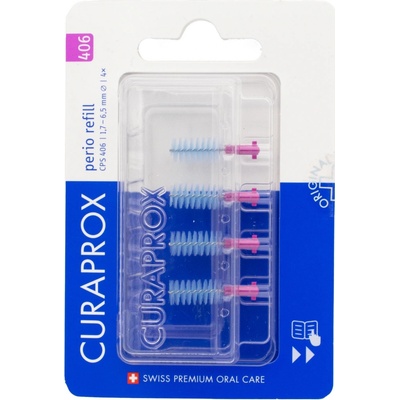Curaprox CPS 406 Perio REFILL mezizubní kartáčky 4 ks blistr – Hledejceny.cz