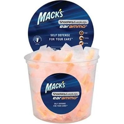 Mack's Ear Ammo špunty do uší 100 párů