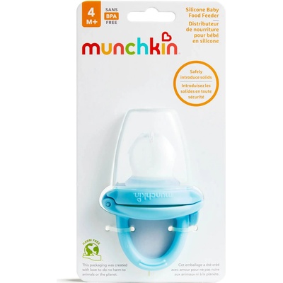 Munchkin silikonové krmítko modré