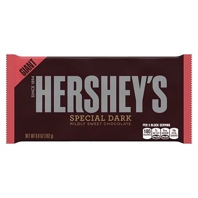 Hershey's Giant Special Dark Mildly Sweet Chocolate 12 x 192 g