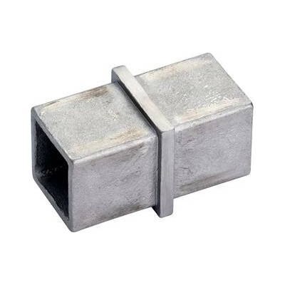 Spojka pro hranatou trubku 40 x 40 x 2,0 mm, nerez broušená V4A