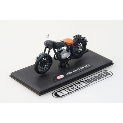 Abrex Jawa 250 Pérák 1942 sivá Tmavá Prototyp 1:18