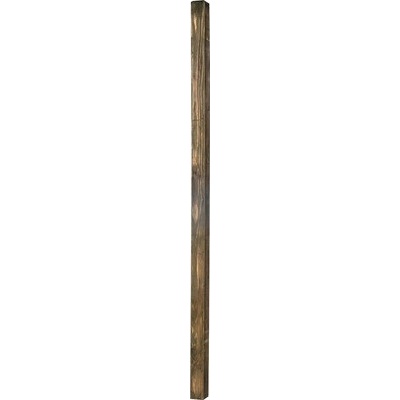 Stĺpik na plot Lafiora pre vŕbový plot 7 x 7 x 185 cm borovica morená