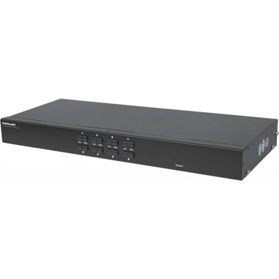 Intellinet 506441 8-Port Rackmount KVM Switch, USB + PS/2, včetně 8 ks kabelů