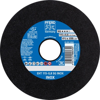 Pferd rezný kotúč 115 x 0,8 x 22,23 mm 61340396