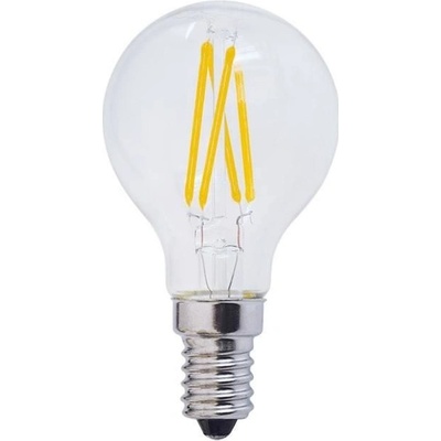 Optonica LED Filament žárovka G45 E14 4W Teplá bílá
