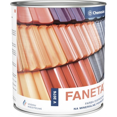 Chemolak Faneta V 2076 6 kg tmavo hnedá